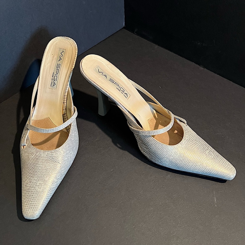 VINTAGE Via Spiga Leather Heels
